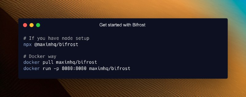 🗣  每日羊毛线报  👈🏵  Bifrost - 多云AI网关与负载均衡🍥 简介