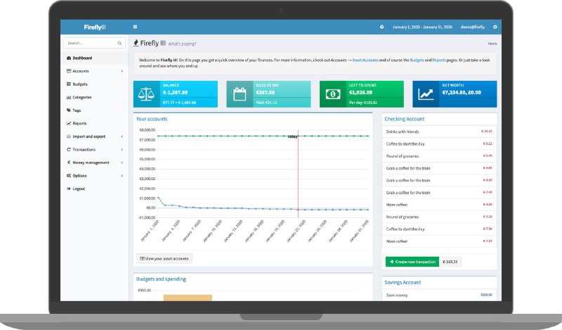 🍭  #财务管理 #个人理财🏵  Firefly III - 个人财务管理🍥 简介