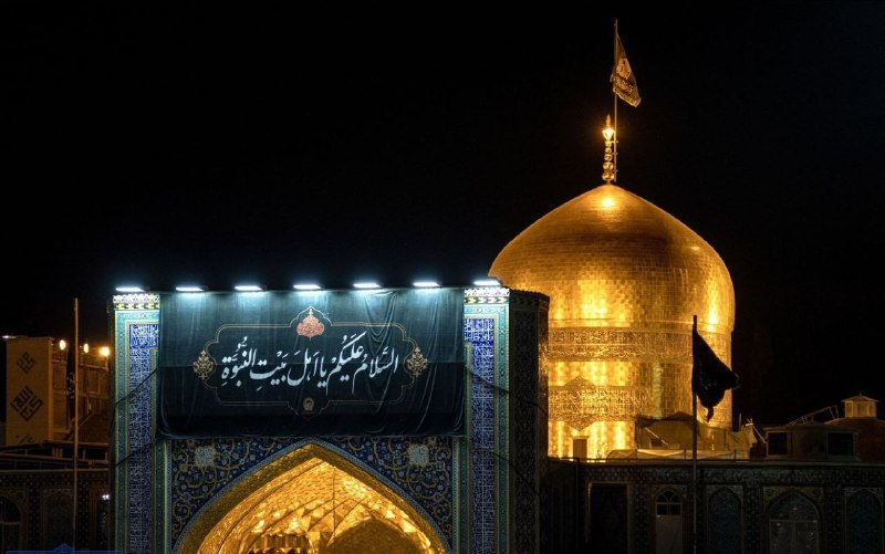 نهج البلاغه امیرمؤمنان ع: اشک من و جواد و دو چشمان مادرم در حجره گوئیا که به دریا نشسته ام#شهادت_امام_رضاعلیه_السلام#آجرک_الله_یاصاحـب_الـزمــان #
