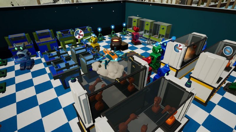 #Steam #游戏 #限免 🎮 Steam 游戏喜加一 🟠 智能工厂大亨 Smart Factory Tycoon 💵 价格 ¥58 → 免费 《智能工厂大亨》的灵感来源于《小小大工厂》，这是一款管理机器人经营梦想工厂的大亨游戏
