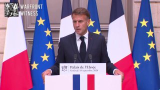 ️🇫🇷🇷🇺🇩🇪 נשיא צרפת עמנואל מקרון, על המתקפה הכושלת בלייפציג המיוחסת למודיעין הצבאי הרוסי: