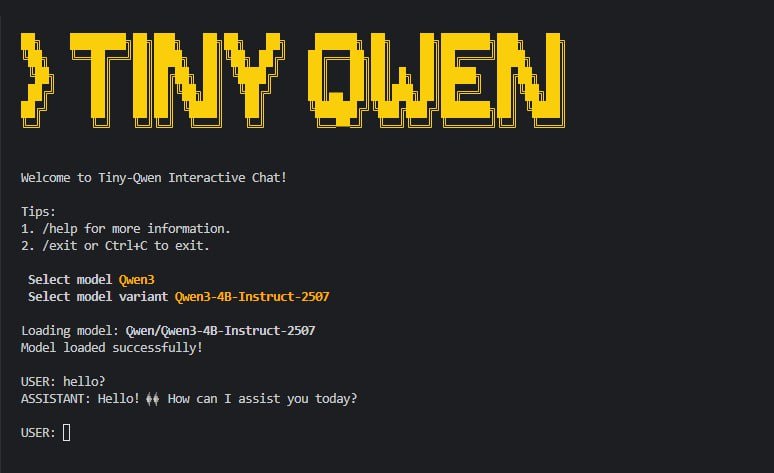 🍭  #深度学习 #多模态AI🏵  Tiny Qwen - Qwen模型轻量复现🍥 简介