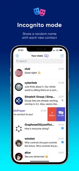 🆔  软件名称：SimpleX Chat