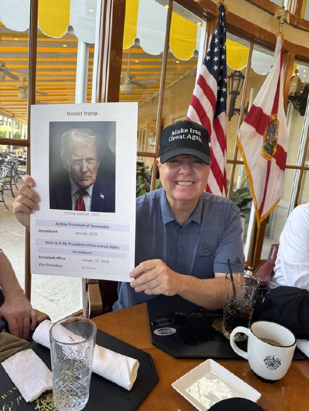 〰️💬🇺🇸🇺🇸 טראמפ פרסם זה עתה מחברו הקרוב הסנאטור הרפובליקני: