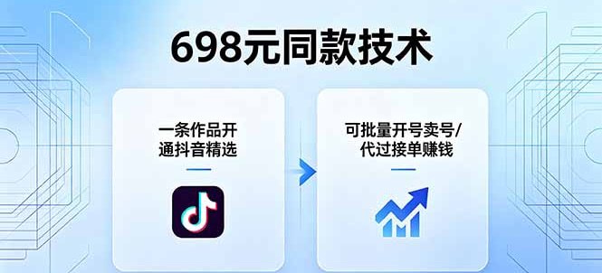📌 #抖音  | 活动线报 · 返佣平台✍️ 《698元同款技术