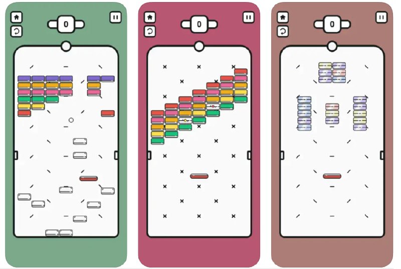 #限免APP | Break Pile独特的破砖风格的游戏，把积木推倒，然后把积木堆在最下面