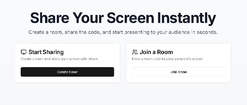 🗣  每日羊毛线报  👈🏵  Screen Sharing App - 实时屏幕共享🍥 简介