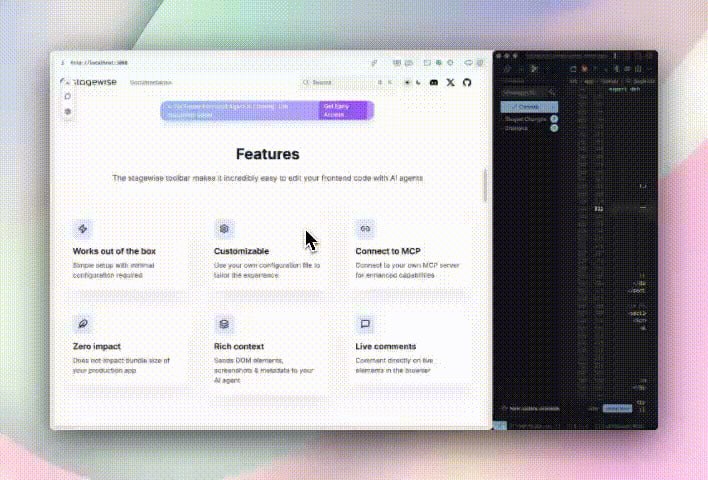 🗣  每日羊毛线报  👈🏵  stagewise - 前端代码智能助手🍥 简介