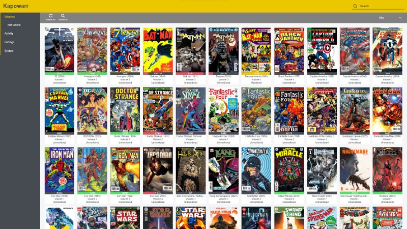 #Kapowarr #漫画 #开源 🏵  #程序 |  Kapowarr - 搭建个人漫画书库🍥  简介