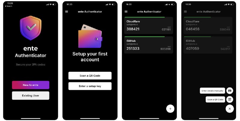 🎈 #工具 |  ente - 开源的2FA身份验证器🎯  简介