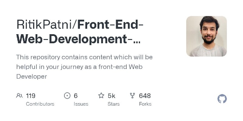 🍭 #前端开发 #学习资源 #编程工具🏵 Front-End Resources - 前端开发全栈学习资源库🍥 简介