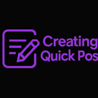 Creating Quick Post