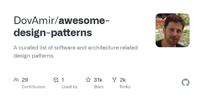 🍭  #设计模式 #软件开发 #架构设计🏵  Awesome Design Patterns - 软件设计模式汇总🍥 简介