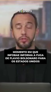 רגע שבו INFOBAE מדווח על בריחתו של FLAVIO BOLSONARO לארצות הברית העיתון הארגנטינאי Infobae דיווח ביום שלישי…