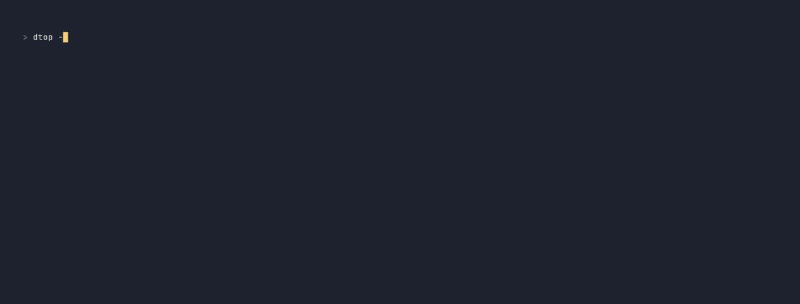 🍭 #Docker #监控工具 #终端应用🏵 Dtop - 多主机Docker容器状态实时监控🍥 简介