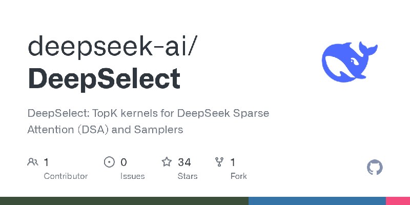 ↩️ DeepSelect：面向 DSA 与采样器的 TopK 内核