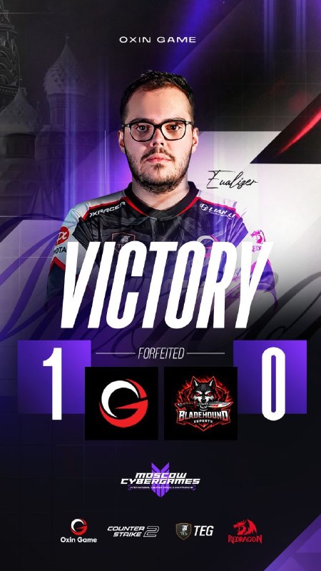 OxinGame: اولین دیدار ما مقابل BladeHound Esports با فورفیت حریف همراه شد و در نتیجه، OxinGame این مپ را با نتیجه 1–0 به سود خود ب