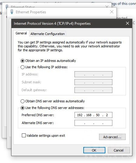 在指定设备上启用pi-hole- DNS设成指向树莓派的ip地址(我的是192.168.50.2)- 家庭有ipv6功能的也请把ipv6的DNS改成树莓派的ipv6地址