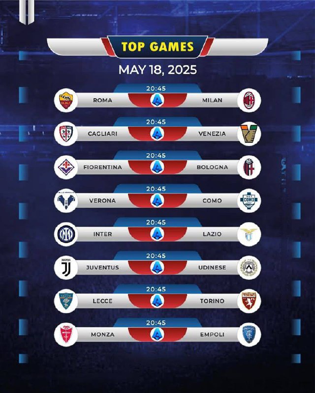 Serie A ပွဲစပါပြီ