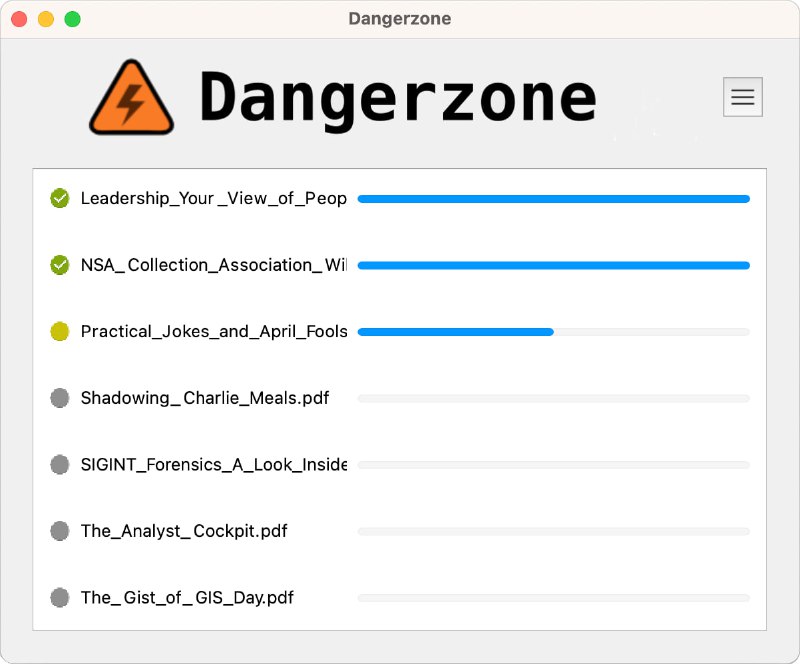 🍭 #文档安全 #沙盒隔离 #PDF转换🏵 Dangerzone - 文档安全隔离转换🍥 简介