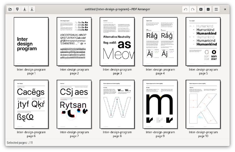📑 PDF Arranger - 轻量级 PDF 页面编辑工具▎软件平台