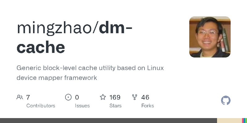 🍭  #缓存工具 #Linux工具🏵  Dm-cache - 通用块级缓存🍥 简介