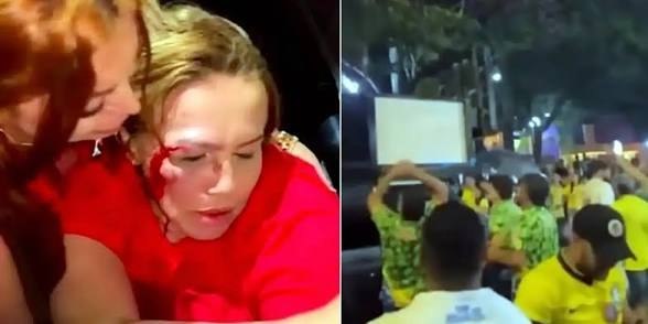 המהומה בבחירות בברזיל: ערב הבחירות השניות, הייתה התנגשות אולטרה-אלימה שבה הבולסונריסטים היו התוקפים. עצרת מ…