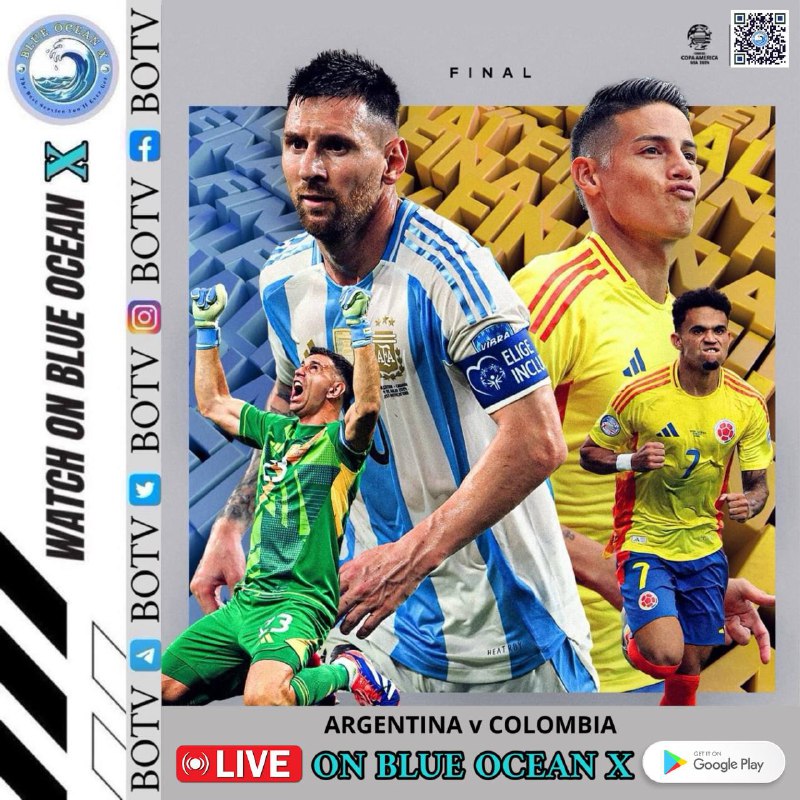SPAIN Vs ENGLAND UEFA EUROPEAN 2024 FINAL    🇪🇸🏆🏴󠁧󠁢󠁥󠁮󠁧󠁿 ARGENTINA Vs COLOMBIA COPA AMERICA 2024 FINAL 🇦🇷🏆🇨🇴FINAL ၂ ပွဲလုံးကို ဘယ်သူ ဖလားဆွတ်ခူးယူမလဲဆိုတာ တိကျတဲ့ အဖြေ ပေးနိူင်သူကို  BLUE OCEAN X SERVICE ကနေ VIP PACKAGES ၇၀၀၀ကျပ် တန် သုံးလ ၁၀ ယောက်စာ မဲဖောက်ပေးသွားပါမည်။☺️ယခုတင်ထားနဲ့ ပို့စ်ကို LIVE & SHARE လုပ်ပြီး PAGE အောက်မှာ တင်ပြီး ကွန်မန်းရေးသွားပါ ဘယ်နိူင်ငံ ဖလားဆွတ်ခူးမလဲဆိုတာ တိကျတဲ့ အဖြေကို ရေးသွားပေးပါ။ စိတ်ဝင်စားပါကခုစလိုက်ကြရအောင်မိတ်ဆွေတို့ 😊😊စပိန် Vs အင်္ဂလန် ၁၅ ရက် တနင်္လာနေ့  ၁:၃၀မနက် အာဂျင်တီးနား Vs ကိုလံဘီယာ ၁၅ ရက် တနင်္လာနေ့  ၆:၃၀မနက်UEFA EUROPEAN 2024 FINAL ပွဲစဉ်နဲ့ COPA AMERICA 2024 FINAL ပွဲစဉ် ၂ပွဲလုံးကို ၁၅/၇/၂၀၂၄ မနက်မှာ BLUE OCEAN X ရုပ်သံလိုင်းများကနေ UHD-4K လိုင်းများဖြင့် ထုတ်လွင့်ပြသ ပေးပါမည်ဆိုတဲ့အကြောင်း ကြိုတင်အသိပေးအပ်ပါသည်။xxxxxxxxxxxxxxxxxxxxxxxxxxxxxxxxxxxxxxxxxxxxxxxxxxxx🔷 စုံလင်လှတဲ့ ရုပ်သံလိုင်းများနဲ့ နာမည်ကြီး ကမ္ဘာ့ အားကစားပွဲ စဉ်များအားလုံးကို BLUE OCEAN X တစ်နေရာတည်းကနေ တိုက်ရိုက်ကြည့်ရှုလိုက်ပါ။🔷 နေ့စဉ်နဲ့အမျှ ထုတ်လွင့်ပြသနေနသော နိူင်ငံတကာ အားကစားပွဲစဉ်များအားလုံးကိုလဲ Blue Ocean TV Service မှာ ၉၀:/: ရာခိုင် နူန်း UHD , FHD , HD ENGLISH အသံထွက် ရုပ်သံလိုင်းများဖြင့်ကြည့်ရူ့ခံစားနိူင်ပါသည်။🔷 Channels တော်တော်များများကိုလဲ 70:/: EPG ထည့်သွင်းပေးထားတဲ့အတွက်ကြောင့် မတူညီနိူင်တဲ့ အရသာတွေနဲ့ ကြည့်ရူ့ခံစားရမှာဖြစ်ပါတယ်။🔷 အကောင့် သက်တမ်းတိုးခြင်း၊ အကောက်သစ်ဝယ်ယူလိုခြင်းများအတွက် နေ့စဉ် မနက် [ ၉ ] နာရီမှ၊ ညနေ [ ၇ ] နာရီအထိ ဆောင်ရွက်ပေးပါသည်။🔷 အဆင်မပြေတာ အခက်အခဲတစ်စုံတစ်ရာရှိပါကလည်း Page Messenger မှတစ်ဆင့်မေးမြန်းနိုင်ပါကြောင်း ရိုသေလေးစားစွာ အသိပေးအပ်ပါသည်။🔷 TELEGRAM CHANNEL       
