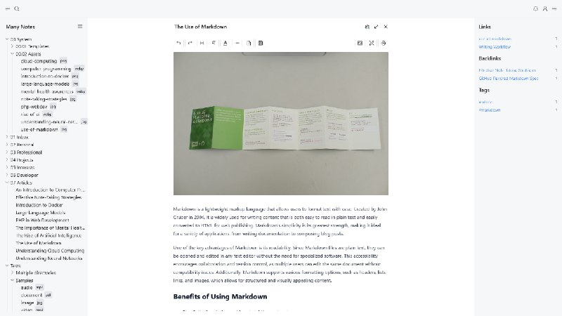 🍭  #笔记应用 #Markdown编辑🏵  Many Notes - 简洁高效的Markdown笔记🍥 简介