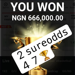 Bet9ja x sportybet 2 sure daily odds 🏆 Telegram Group Link