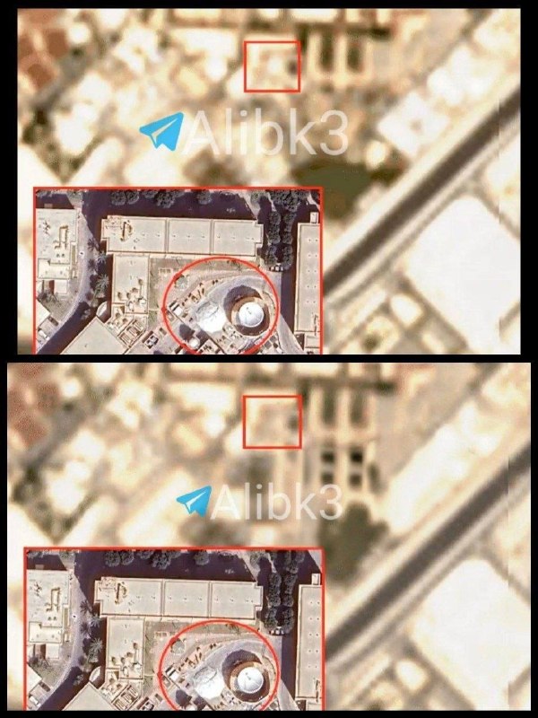 תמונות לוויין מראות כי אנטנת תקשורת בתוך בסיס ה-NSA בבחריין, שבו נמצא מפקדת הצי החמישי של ארה"ב, נפגעה ישיר…