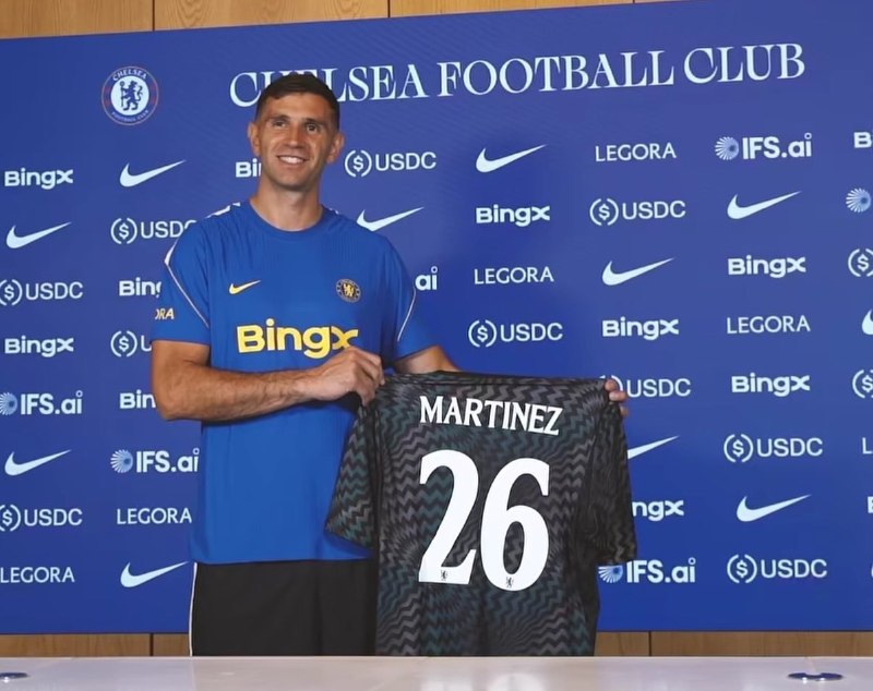 CHELSEA CF: مارتینز پیراهن شماره 26 را بر تن خواهد کردقراداد او سر وقت برای بازی با برایتون ثبت شده است🔗 @ChelseaCF