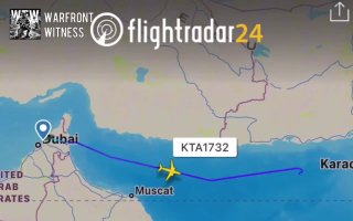 ️🇦🇪🇵🇰 טיסת מטען מדגם בואינג 737 של K2 Airways משרג'ה לקראצ'י חוותה בעיה במערכת הניווט.
