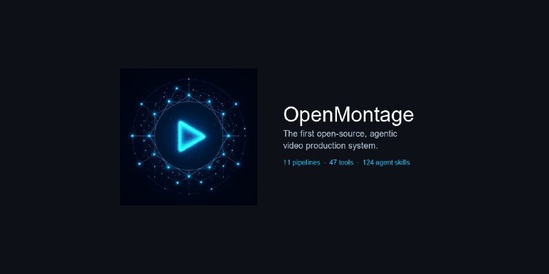 🍭 #自动化视频剪辑 #AI工作流 #内容创作🏵 OpenMontage - AI驱动的自动化视频制作工作流🍥 简介
