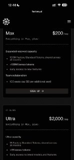 一个月 $2000 ，你会用吗？https://factory.ai/pricing