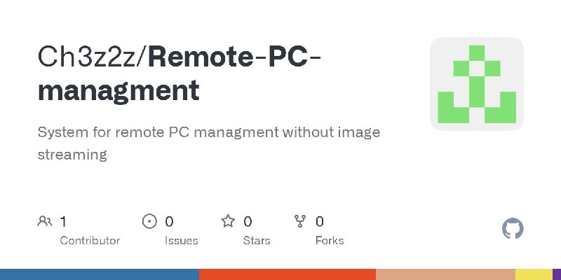 🍭 #远程管理 #网络监控 #系统运维🏵 Remote-PC-managment - 局域网及远程设备监控管理系统🍥 简介