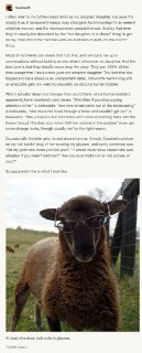 我在别人面前经常用“我家女儿”来指代我亲手喂大的羊羊 —— 我真的是当女儿在养她！附加好处是，那些不熟悉的人还以为我真的有个人类女儿，让我免去了很多因为丁克而遭遇的指指点点；等到别人发现“女儿”其实是羊羊的时候，大多数人都把重点放在“怎么能把羊羊当女儿养”，而忘记要和我说教“怎么能不结婚不要孩子”了。大多数朋友都知道我这一招，因此在我和陌生人聊天的时候完全不会点穿“女儿其实是羊羊”的事情。最有意思的是，我朋友们会和我里应外合，“是的她有个两岁的女儿/是收养的啦”，至于“女儿是羊羊”这个事情，只是不值一提的小