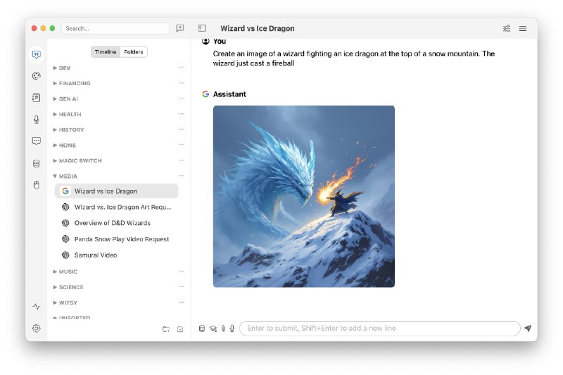 🗣  每日羊毛线报  👈🏵  Witsy - 桌面端通用AI模型客户端🍥 简介