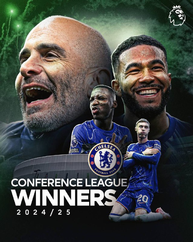 Chelsea are 2024/25 Conference League champions 🏆