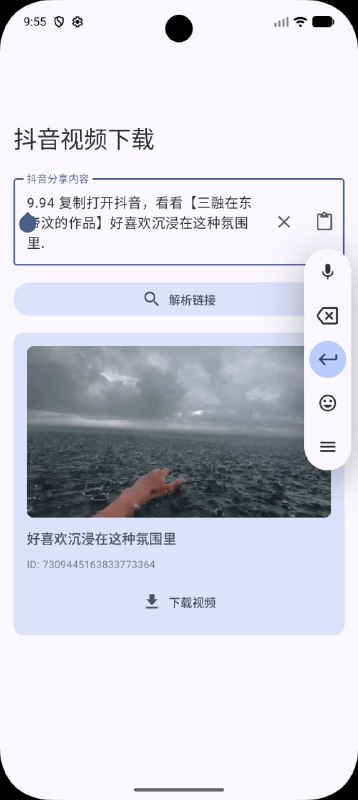 🆔  软件名称：DouyinDL 