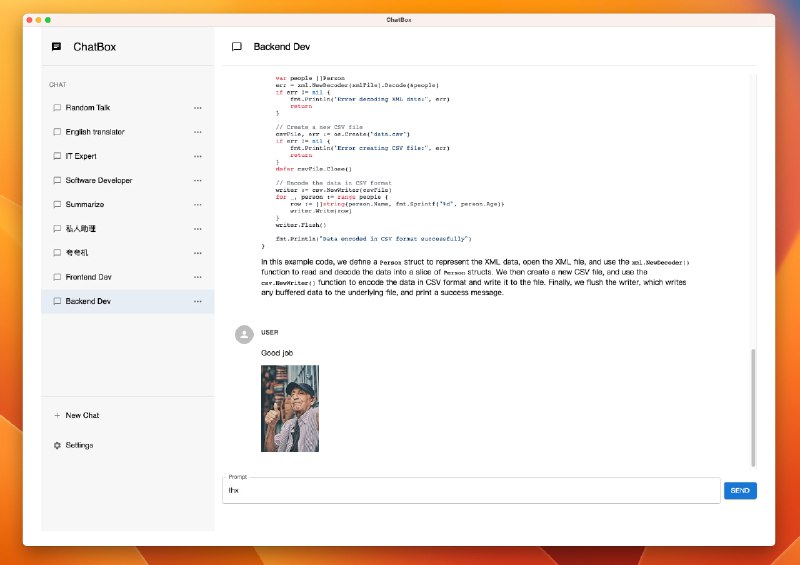 #Chatbox #chatGPT #开源 🏵  #程序 |  Chatbox - ChatGPT 桌面版🍥  简介