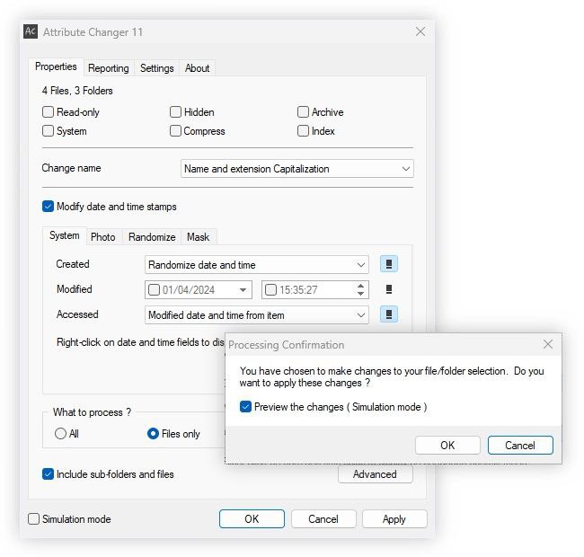 💻 Attribute Changer - 文件/文件夹属性修改工具▎软件平台