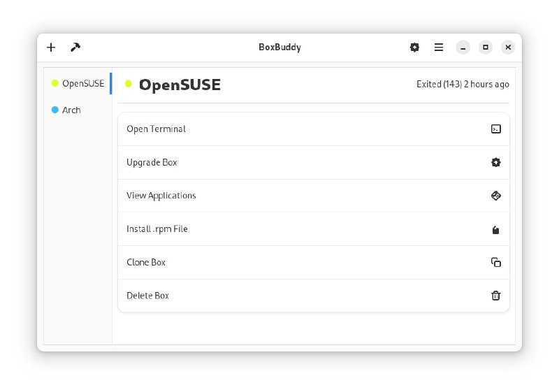 🗣  每日羊毛线报  👈🏵  BoxBuddy - Distrobox的图形化管理工具🍥 简介