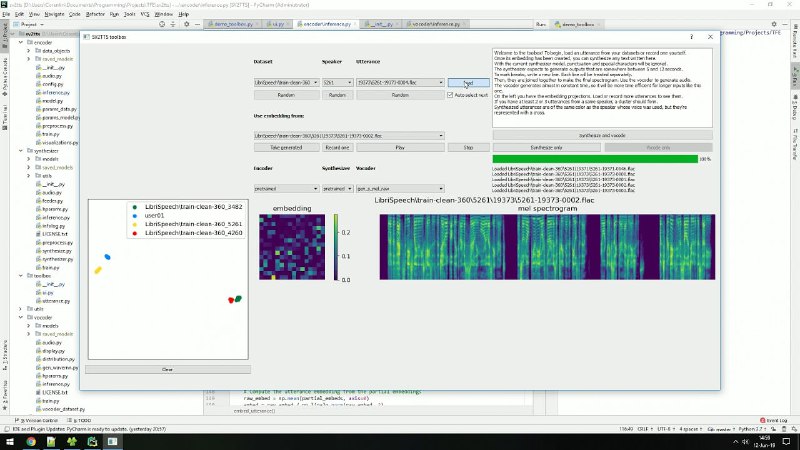 🗣  赚钱项目  👈🏵  #程序 |  Real-Time-Voice-Cloning - 基于深度学习的语音合成系统🍥  简介