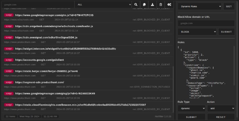 🍭  #网络工具 #广告拦截 #安全隐私🏵  Netfilter - 高效广告与隐私威胁屏蔽🍥 简介