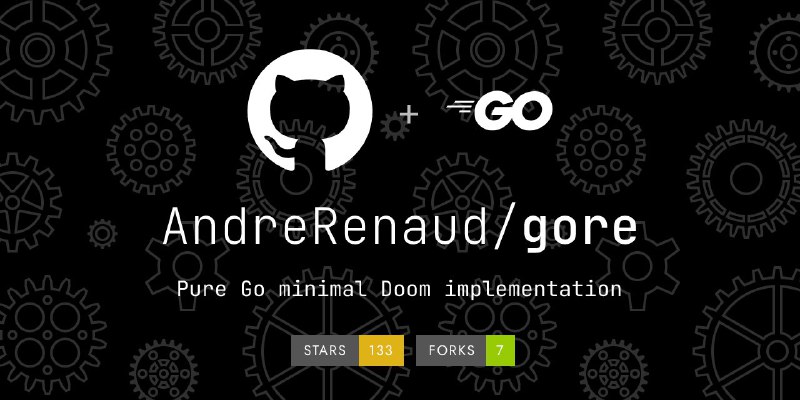 🍭  #游戏引擎 #Go语言移植 🏵  GORE - 纯Go实现DOOM引擎🍥 简介