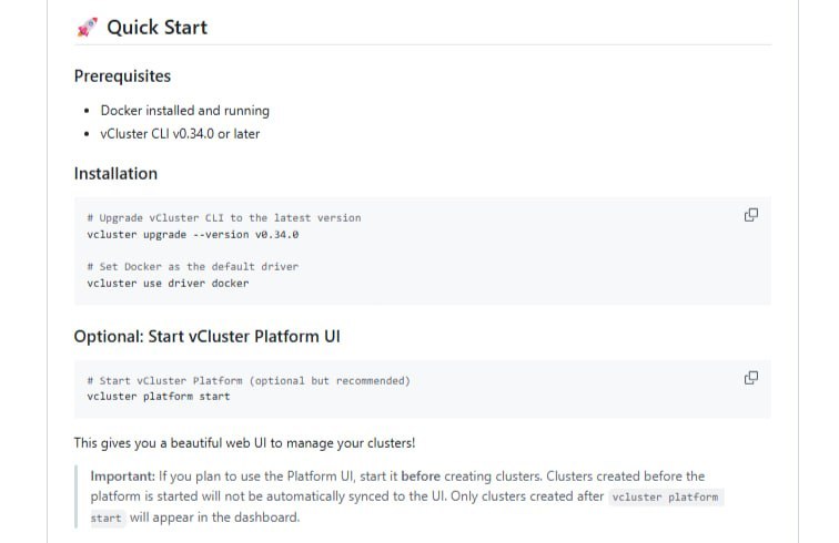 🍭 #Kubernetes #容器编排 #开发工具🏵 Vind - 高性能Kubernetes集群部署工具🍥 简介