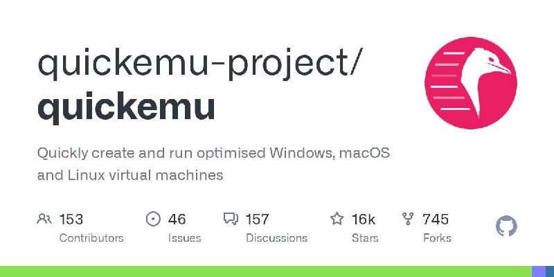 🍭 #虚拟机 #Linux #自动化部署🏵 Quickemu - 快速创建与运行Linux虚拟机🍥 简介
