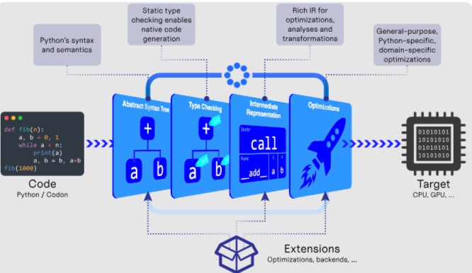 🍭 #Python #编程工具🏵 Codon - 高性能Python编译运行时🍥 简介