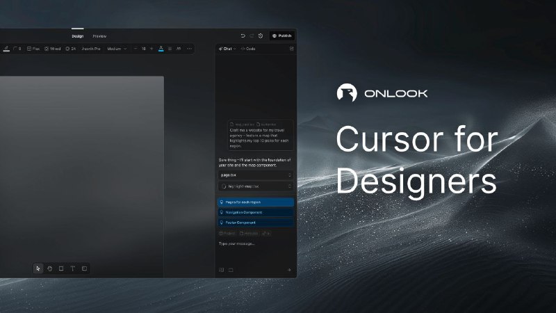 🔧 Onlook - 开源、视觉优先的代码编辑器▎软件平台